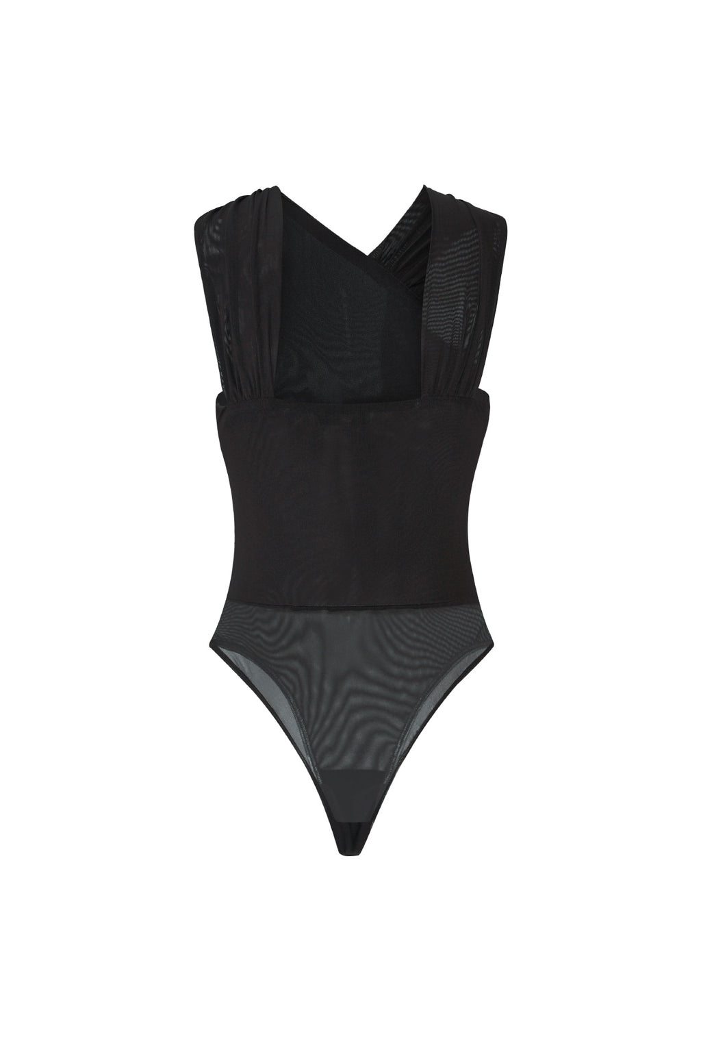 Body Modellante in Spandex con Design a Spalla Singola Taglio Contorno