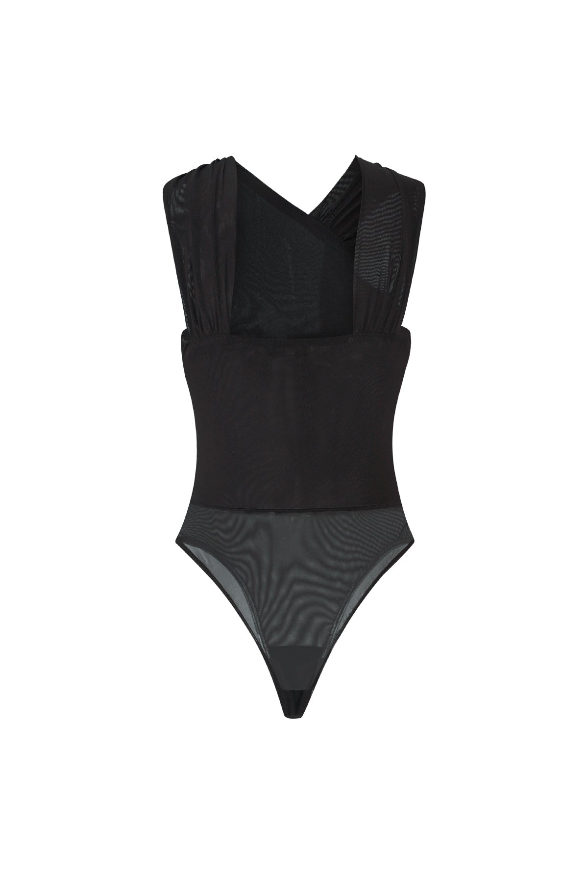 Body Modellante in Spandex con Design a Spalla Singola Taglio Contorno
