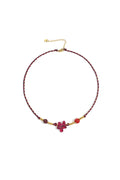 Collane con perline in poliestere, serie casual, semplici, per donna
