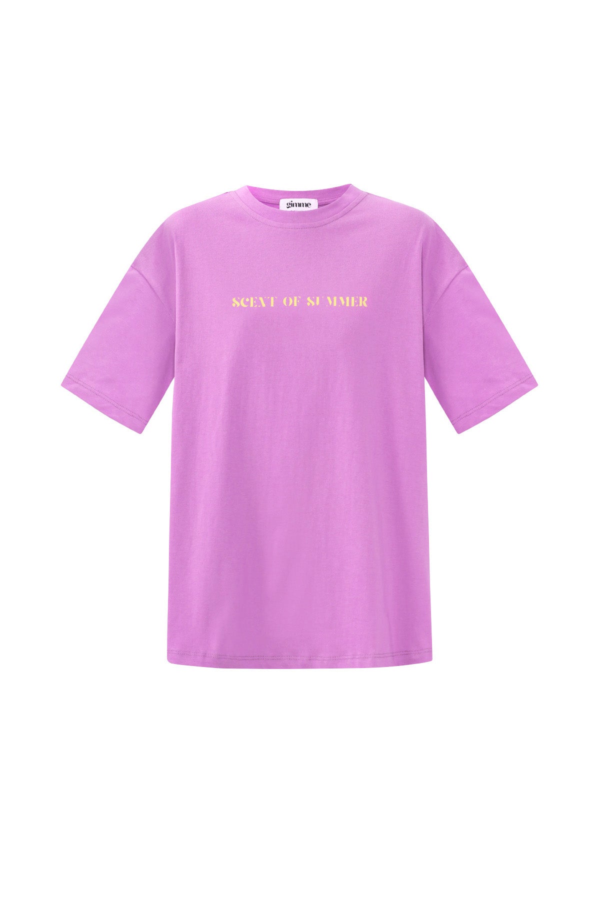 Cotone Maglietta Donna Casual Lettere
