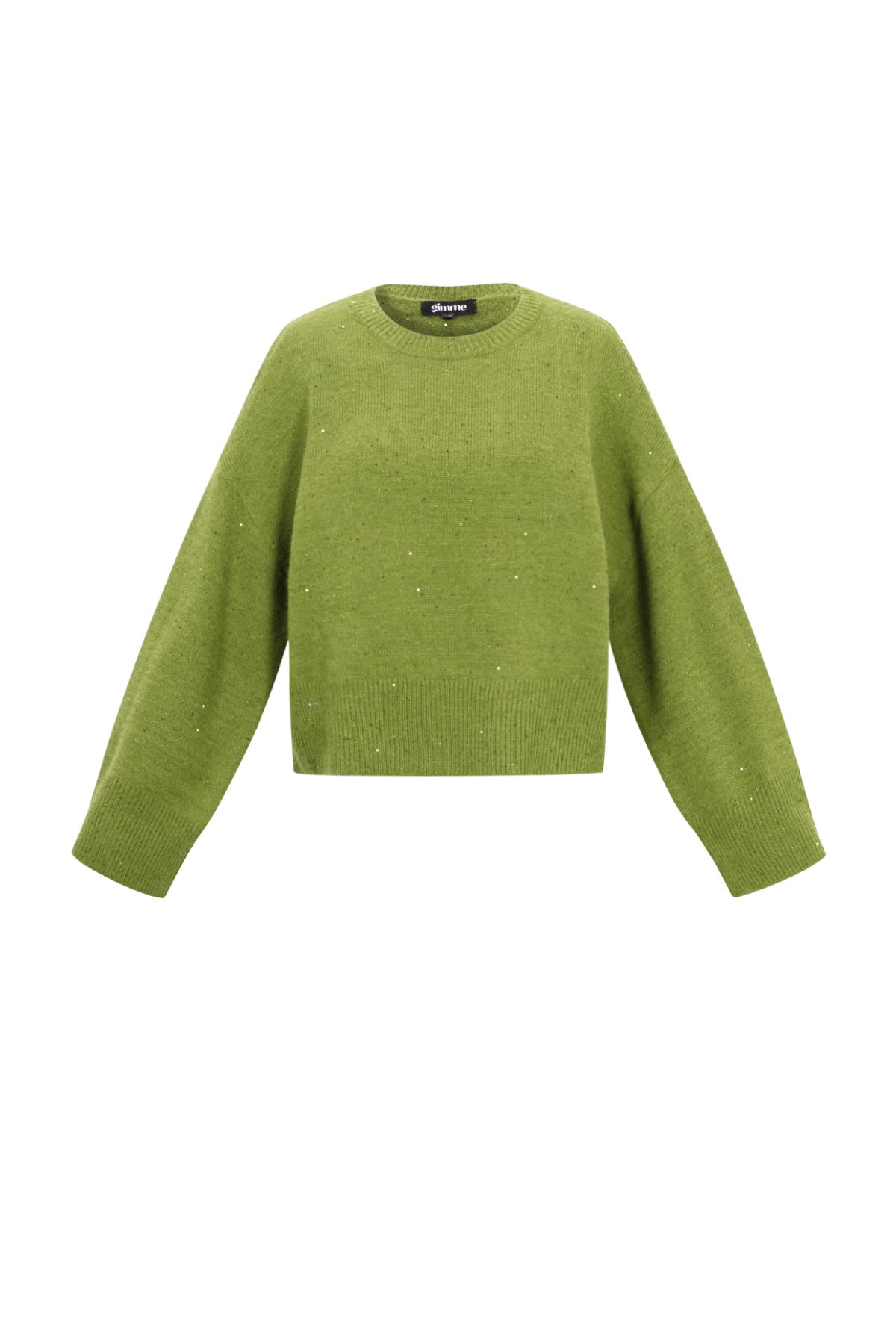 Maglioni in Fibra di Poliestere Tessuto Donna Stile Casual Colore Puro Autunno/Inverno