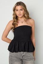 Top con spalle scoperte