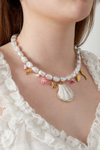 Collana di perle di conchiglia