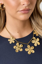 Collane con ciondolo in acciaio inossidabile, serie casual semplice da indossare ogni giorno, gioielli da donna