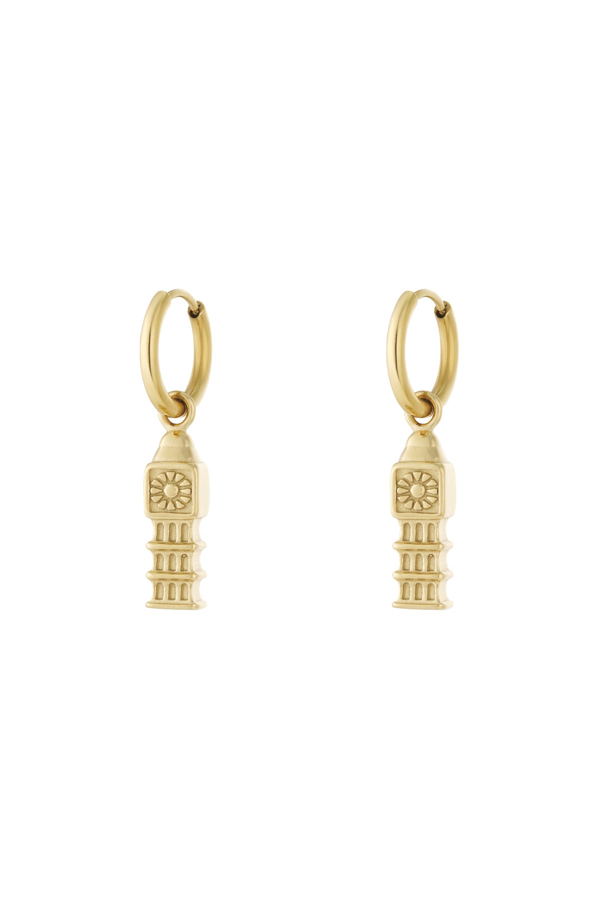 Orecchini pendenti in acciaio inossidabile, stile cartone animato, casual, quotidiani, semplici, gioielli da donna