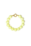 Bracciale con perle grandi e chiusura frontale
