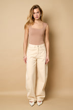 Body con scollo all'americana