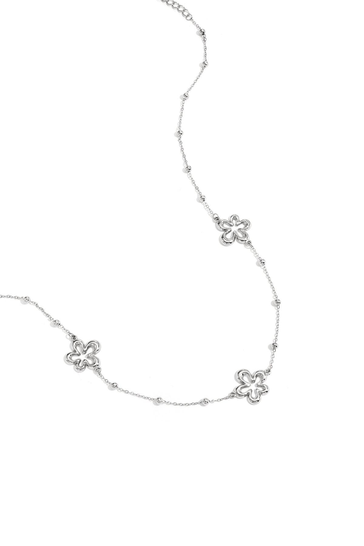 Collana con fiori a forma di corallo