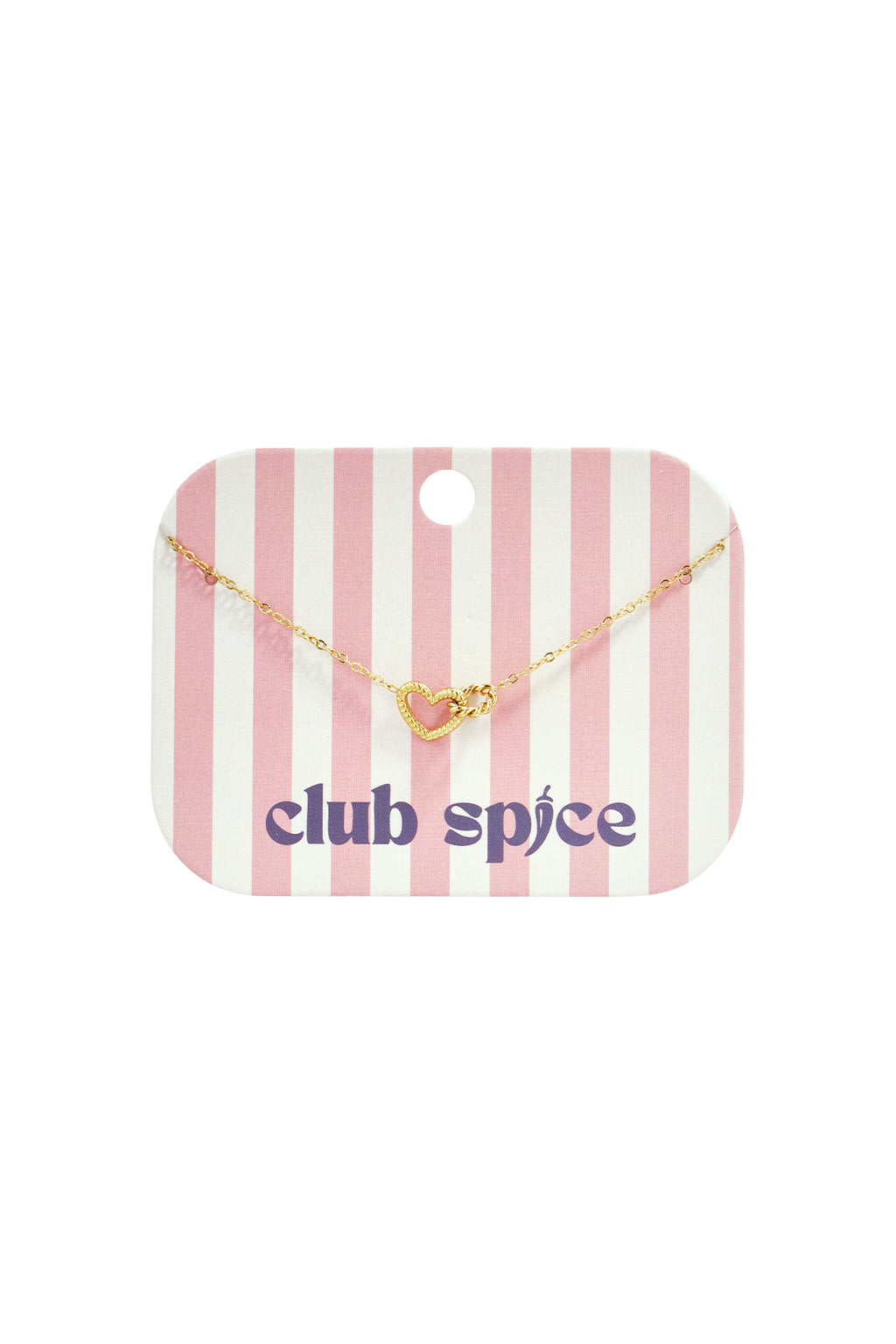 Bracciale con ciondolo a forma di cuore unito