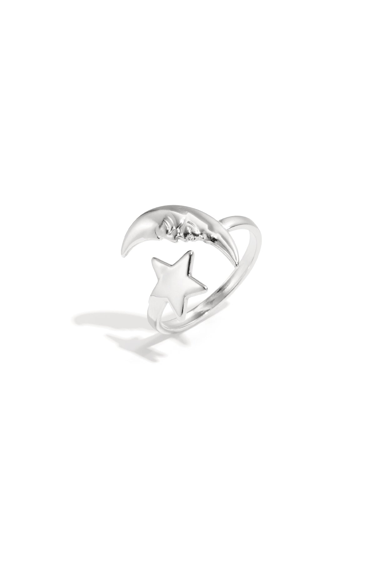 Anelli minimalisti in acciaio inossidabile, serie Star Casual Daily Simple, gioielli da donna