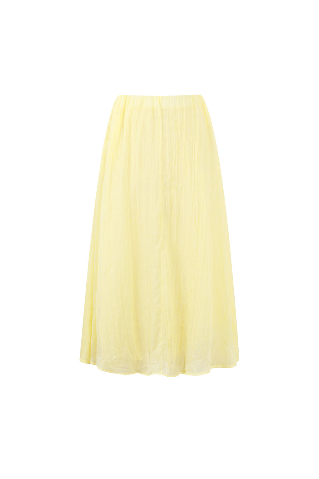 Gonna Maxi Donna in Fibra di Poliestere Tessuta Stile Casual Colore Puro