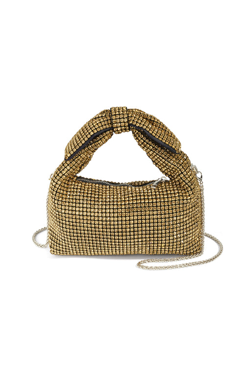 Borse a mano con fiocco e nodo, eleganti accessori per feste/raduni in poliestere