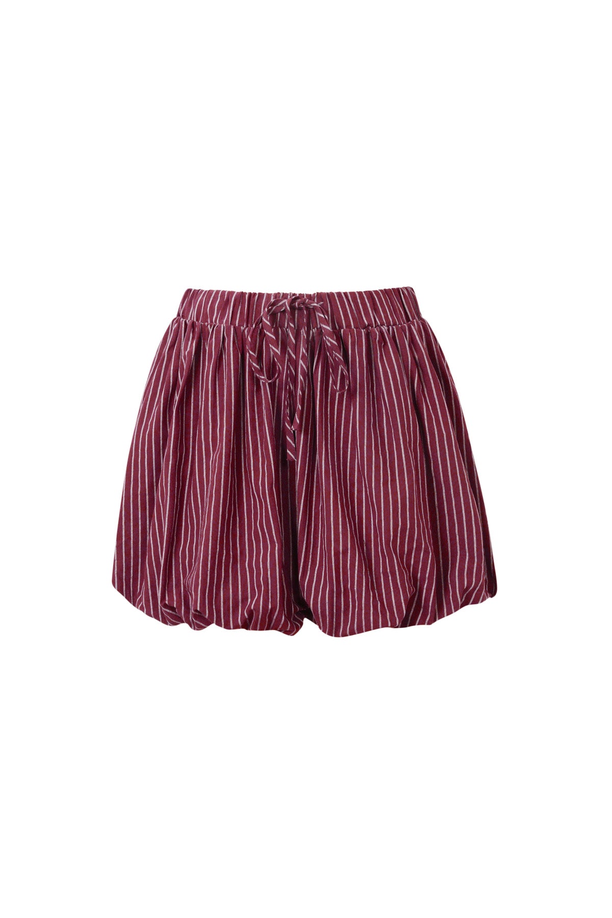 Woven Cotton Shorts Donna Casual Stripes