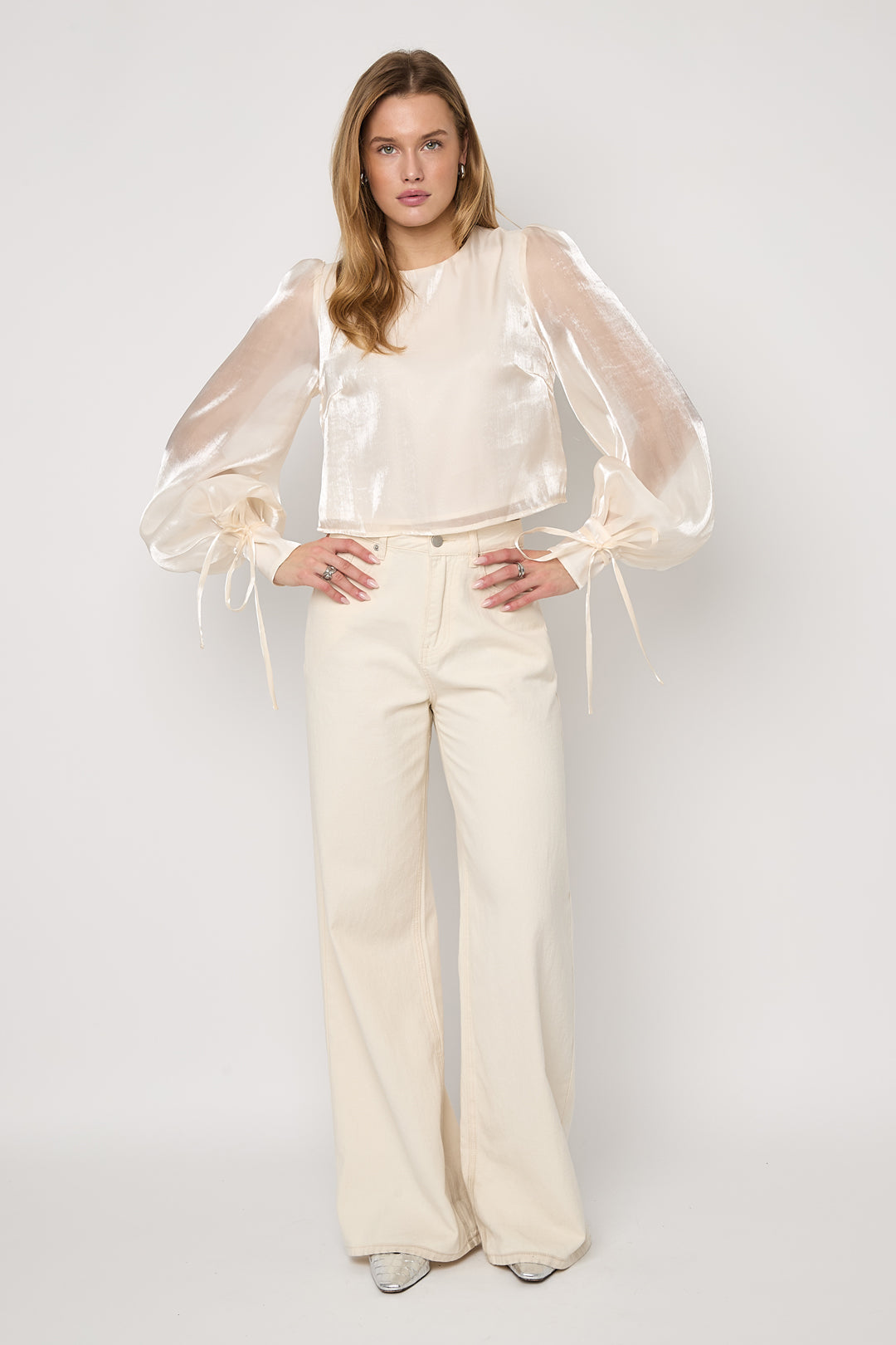 Camicetta Shimmer Pearl