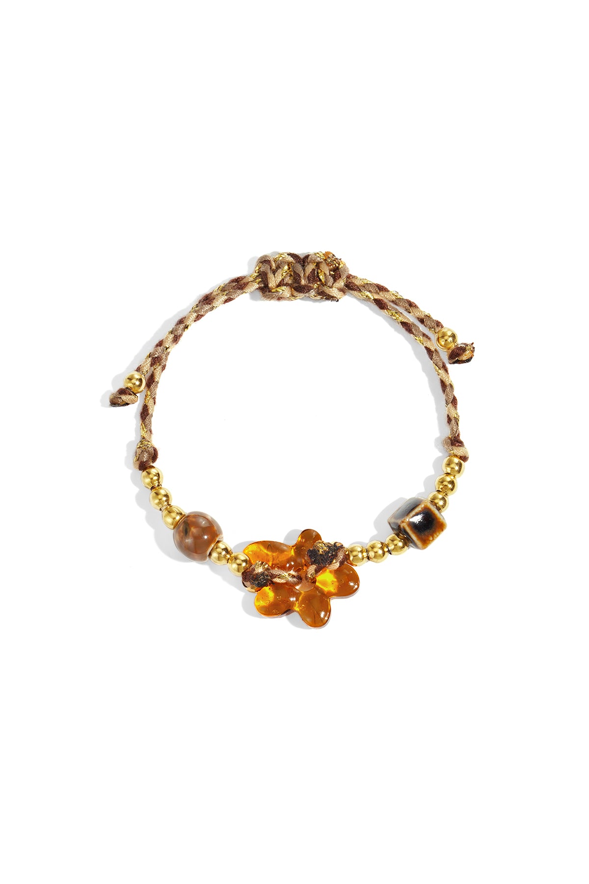 Braccialetti con perline in poliestere, serie semplice casual quotidiana, gioielli da donna