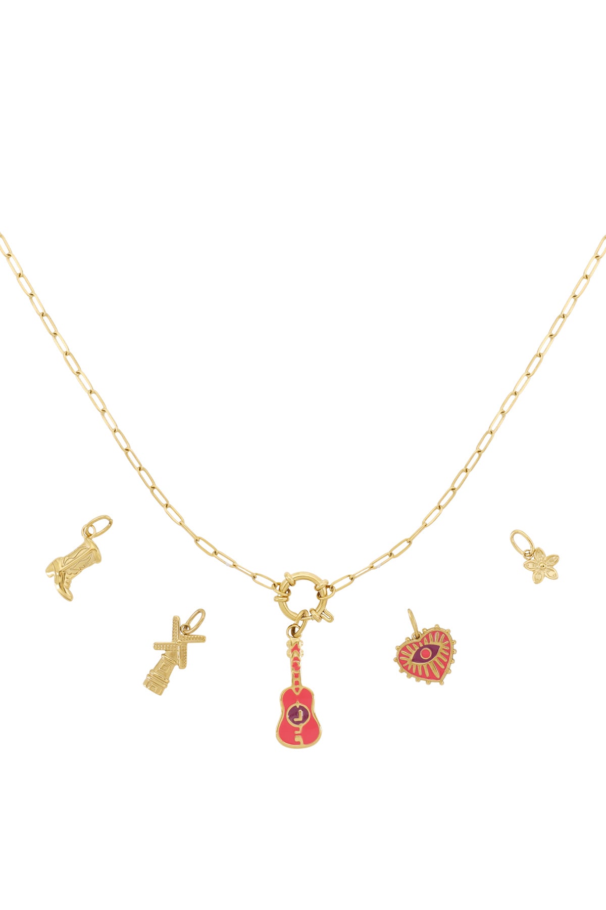 Collana fai da te con chitarra