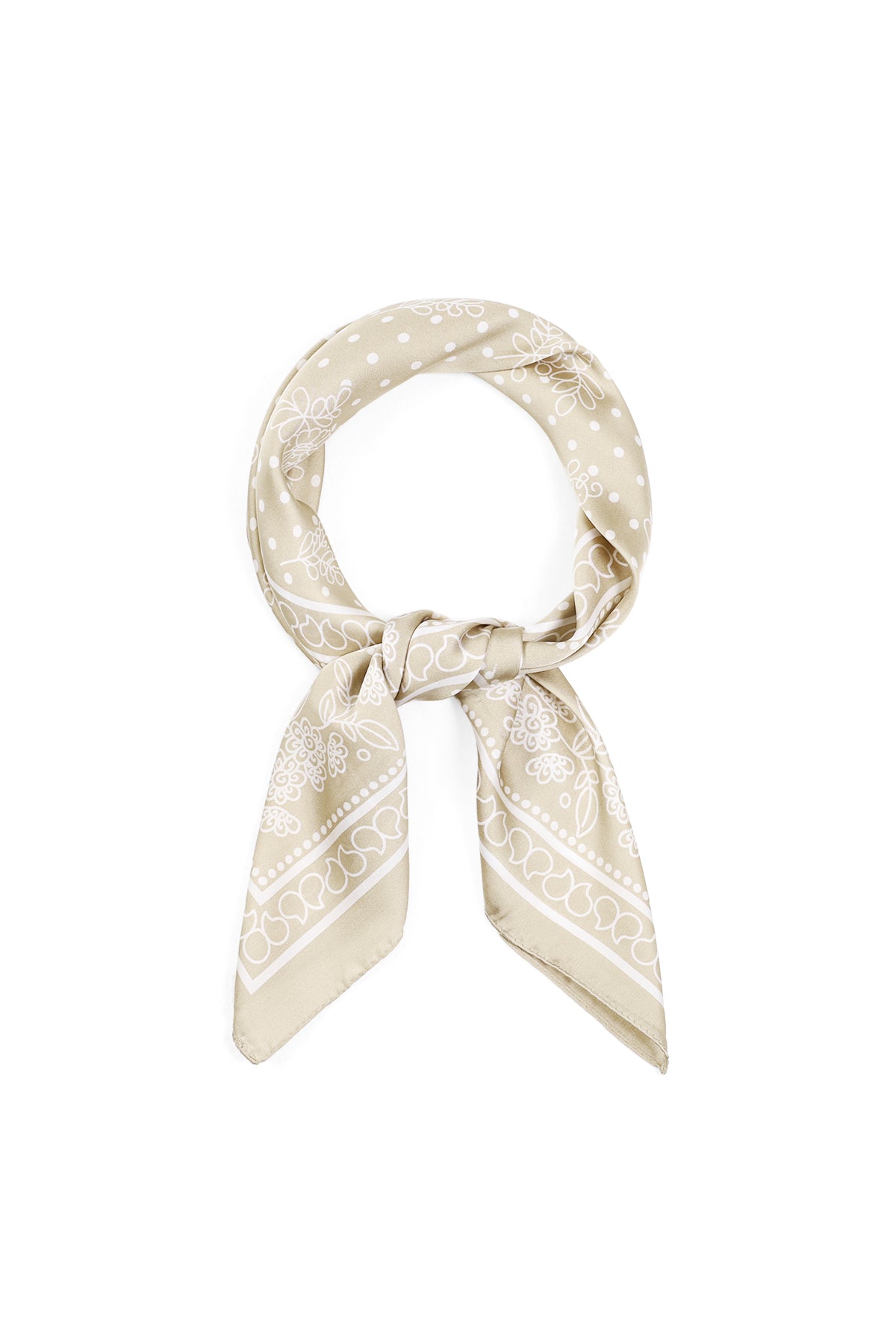 Sciarpe estive a pois, casual, in poliestere, accessori quotidiani