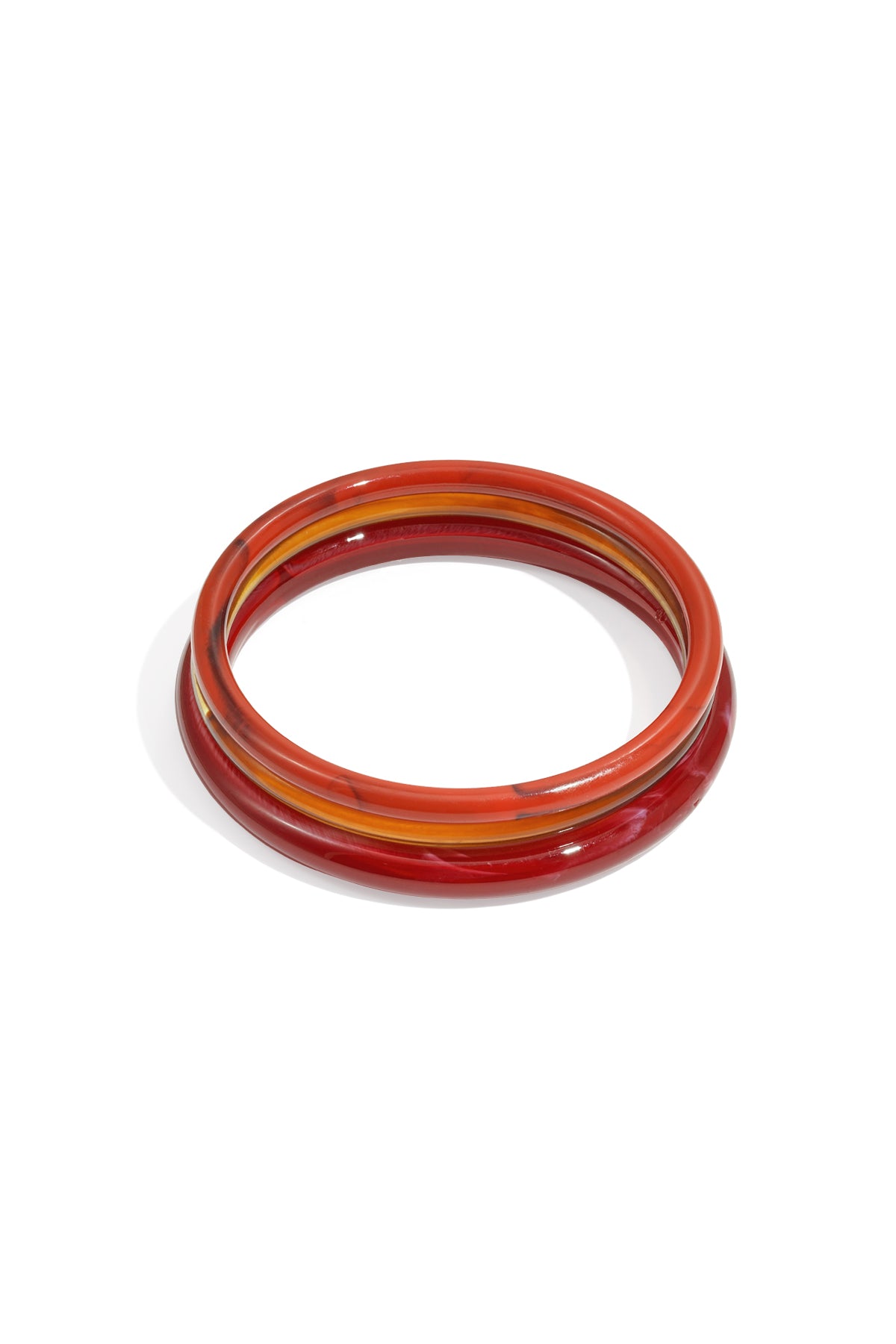 Braccialetti in acrilico tinta unita casual quotidiani semplici serie gioielli da donna