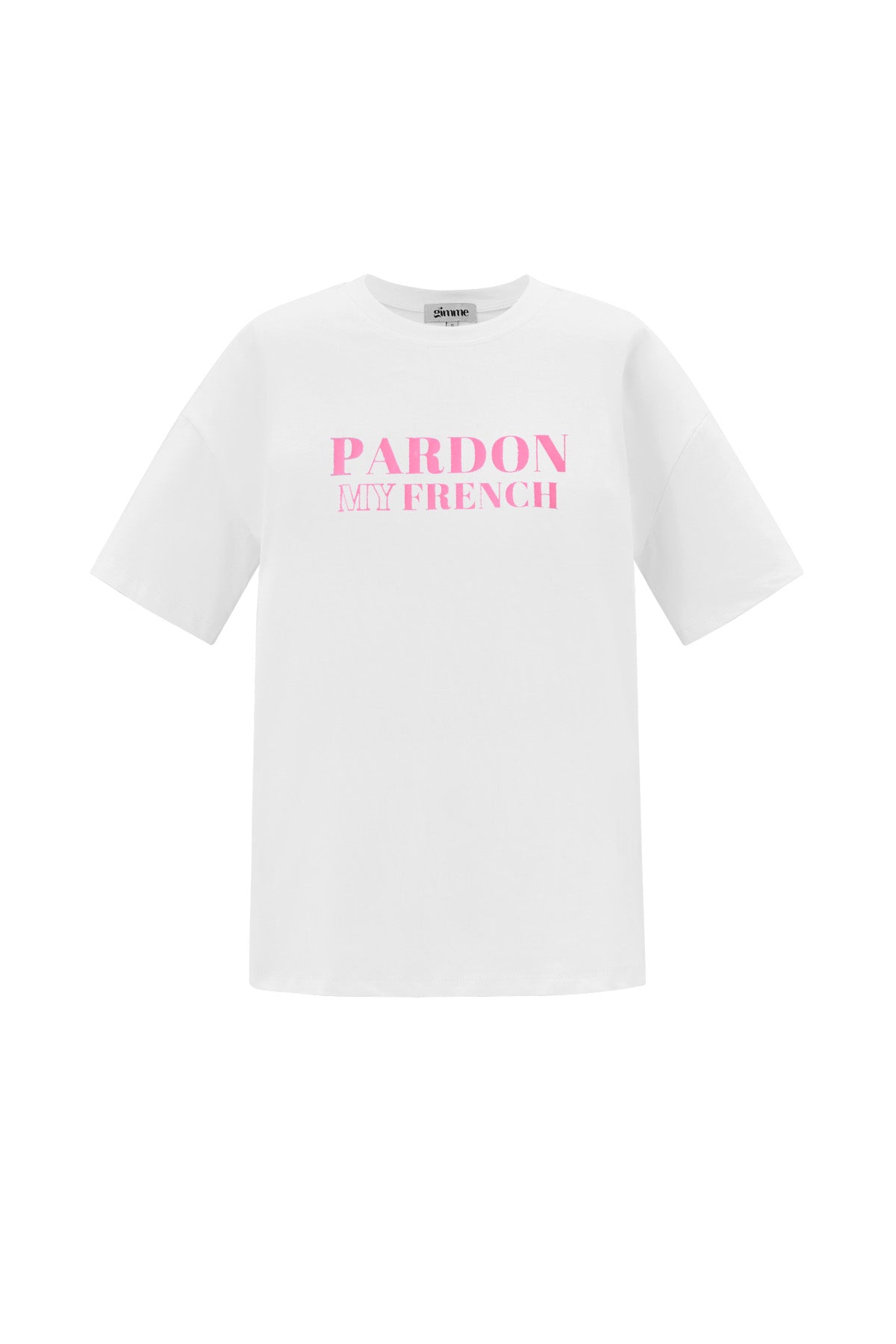 Cotton Maglietta Donna Casual Letters