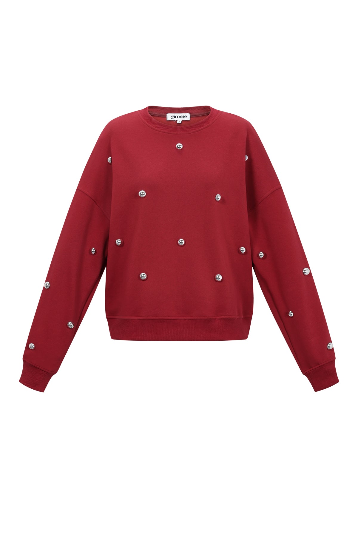 Maglione con borchie