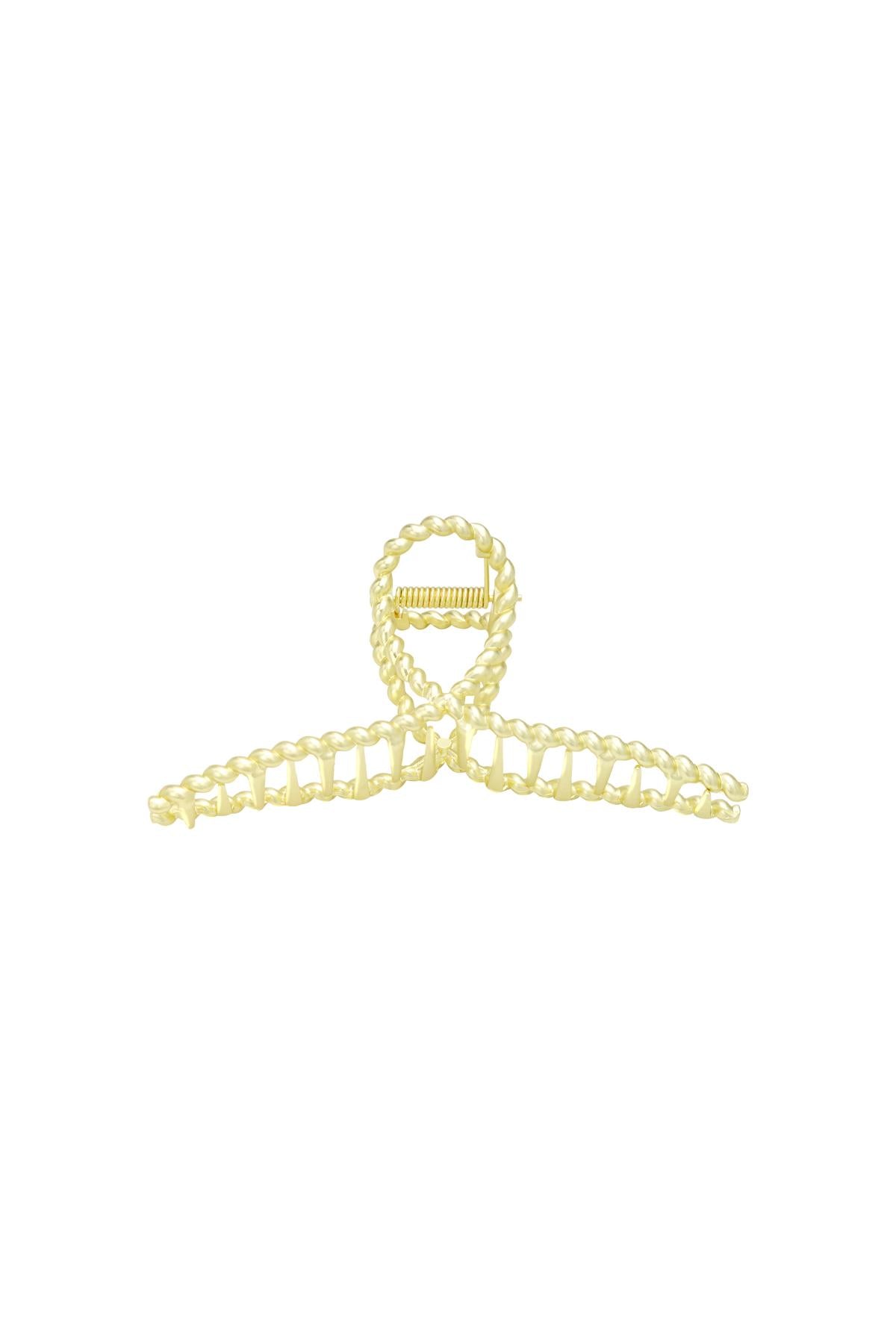 Hairclip Bobby Vintage gold Metal