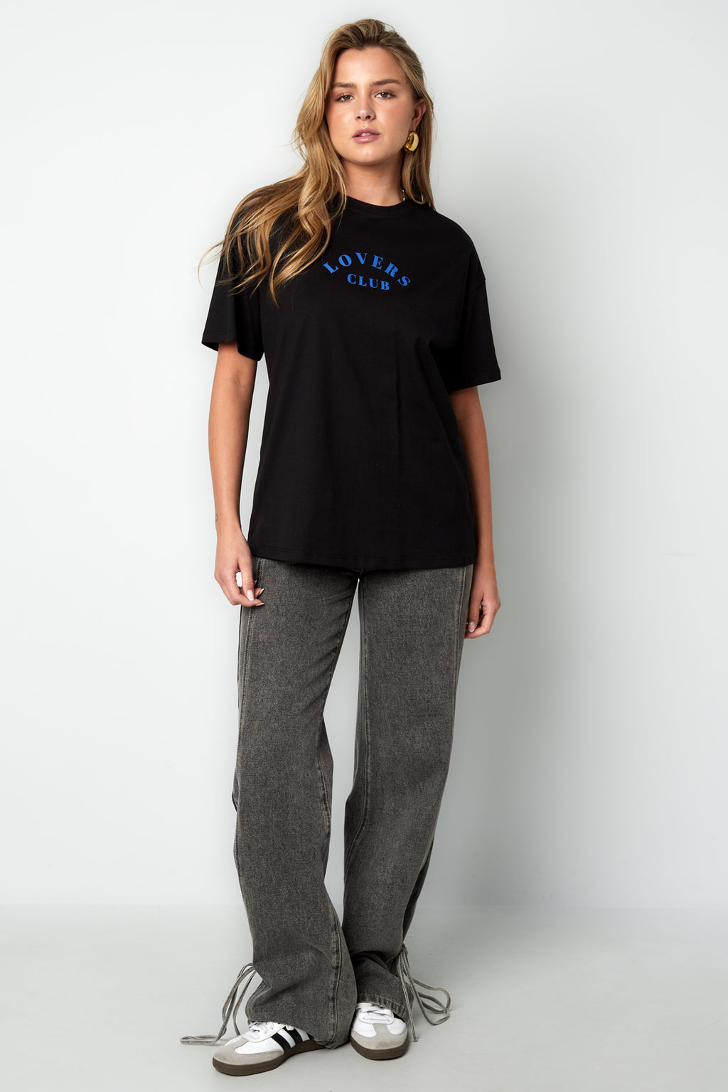 Cotton Maglietta Donna Casual Letters