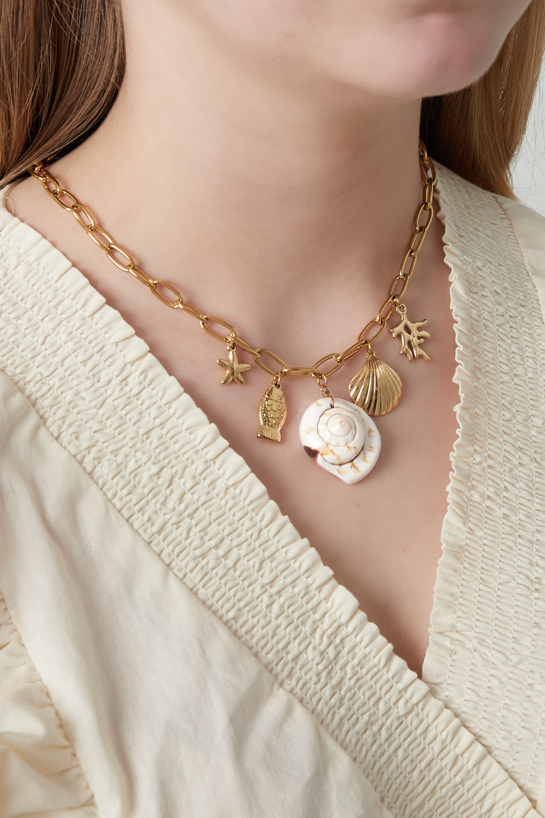 Collana con ciondoli da spiaggia