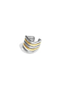Anello multistrato bicolore