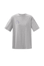 Cotone Maglietta Donna Casual Letters