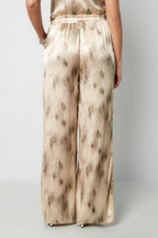 Pantaloni larghi donna tessuti casual Tie-dye Primavera/Estate