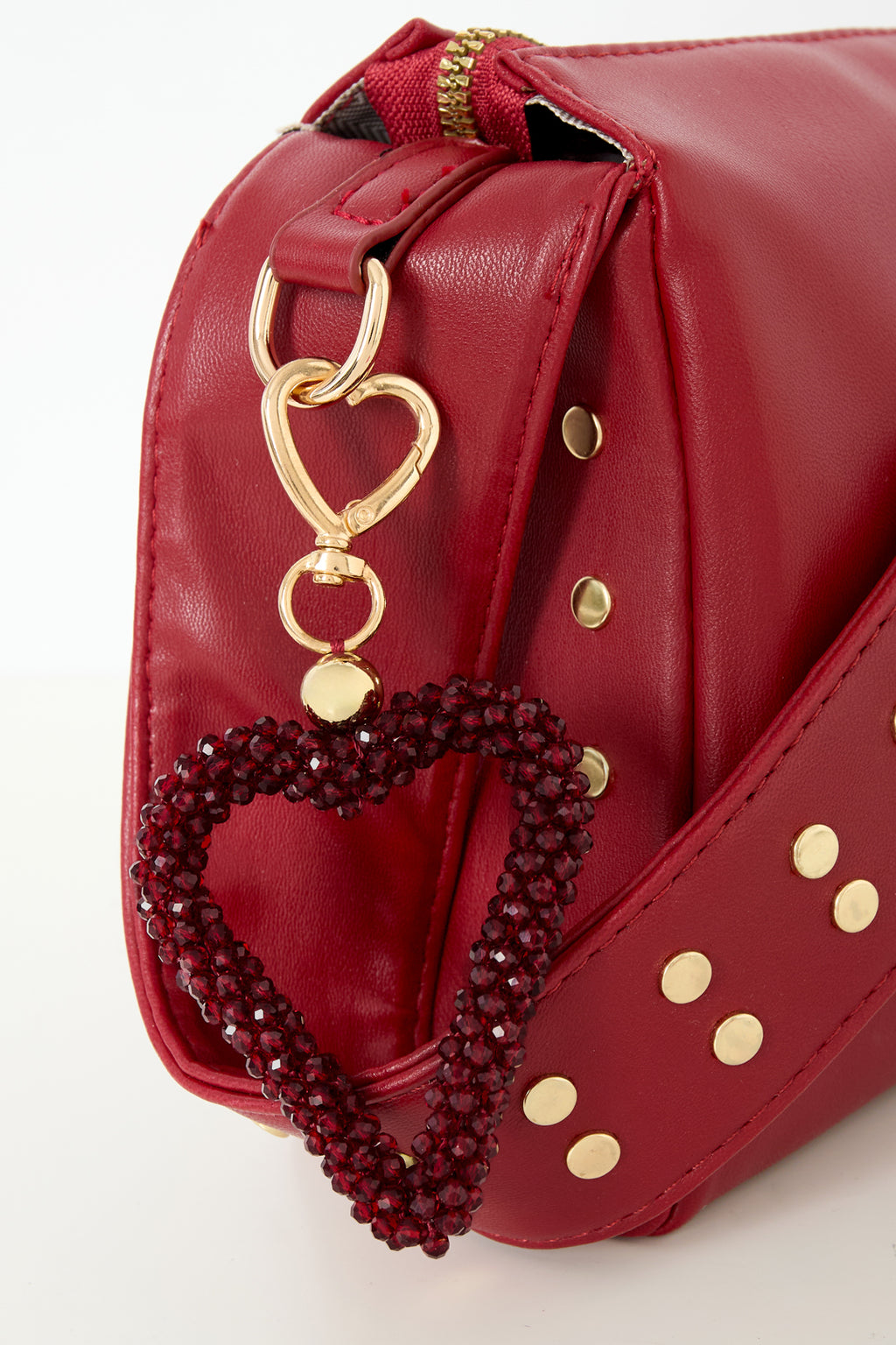 Portachiavi a forma di cuore, casual, in cristallo, accessori quotidiani