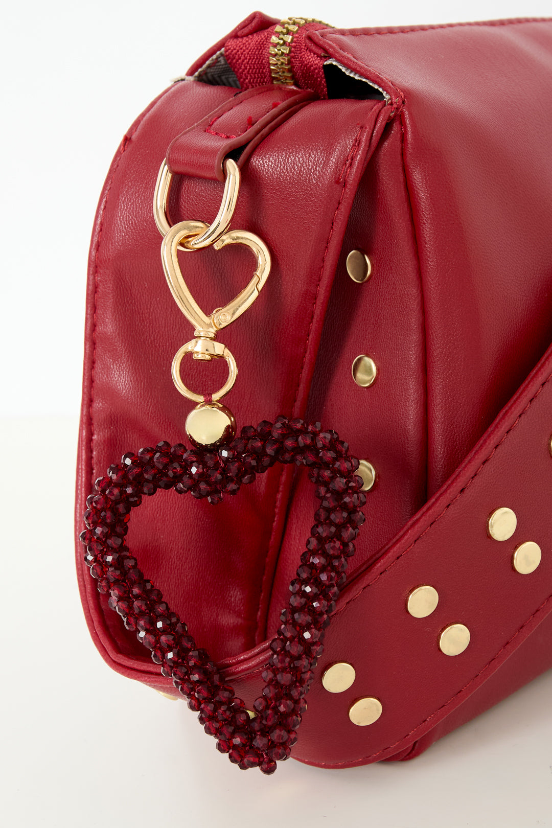 Portachiavi a forma di cuore, casual, in cristallo, accessori quotidiani