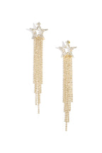 Orecchini pendenti in rame a forma di stella, eleganti, lussuosi, serie di gioielli da donna.
