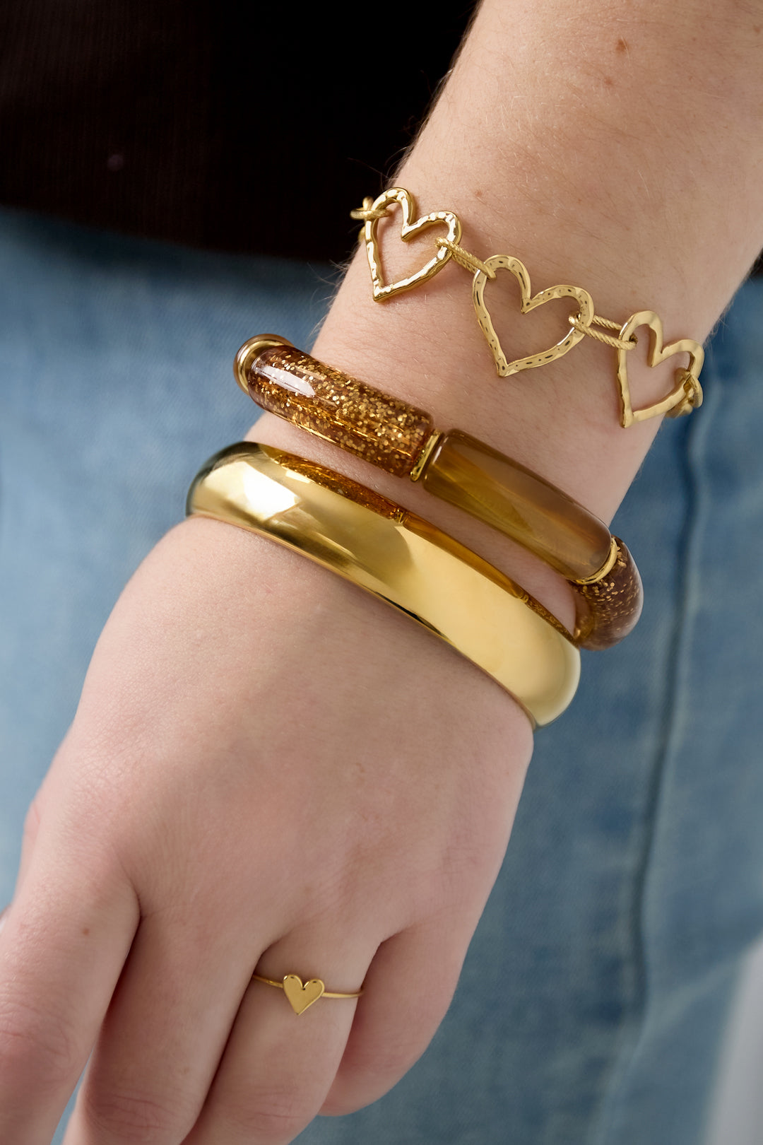 Braccialetti con perline in acrilico, perline, serie classica retrò quotidiana, gioielli da donna