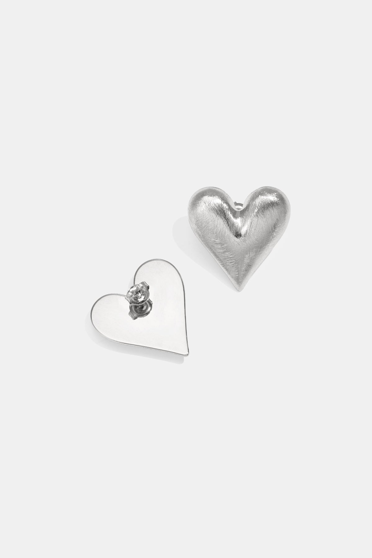 Orecchini a bottone a forma di cuore, casual, quotidiani, semplici, gioielli da donna