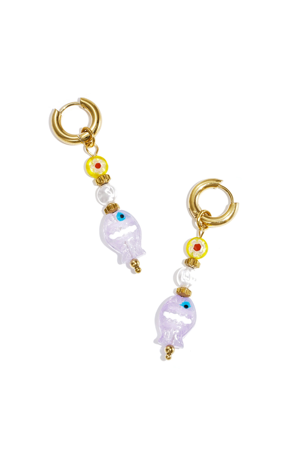 Orecchini pendenti in acciaio inossidabile a forma di pesce, casual, quotidiani, romantici, gioielli da donna