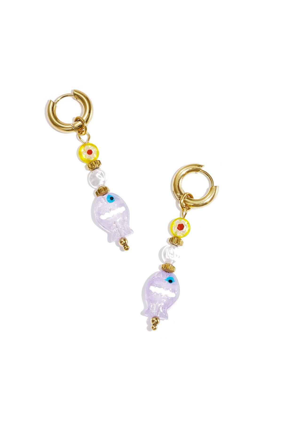 Orecchini pendenti in acciaio inossidabile a forma di pesce, casual, quotidiani, romantici, gioielli da donna