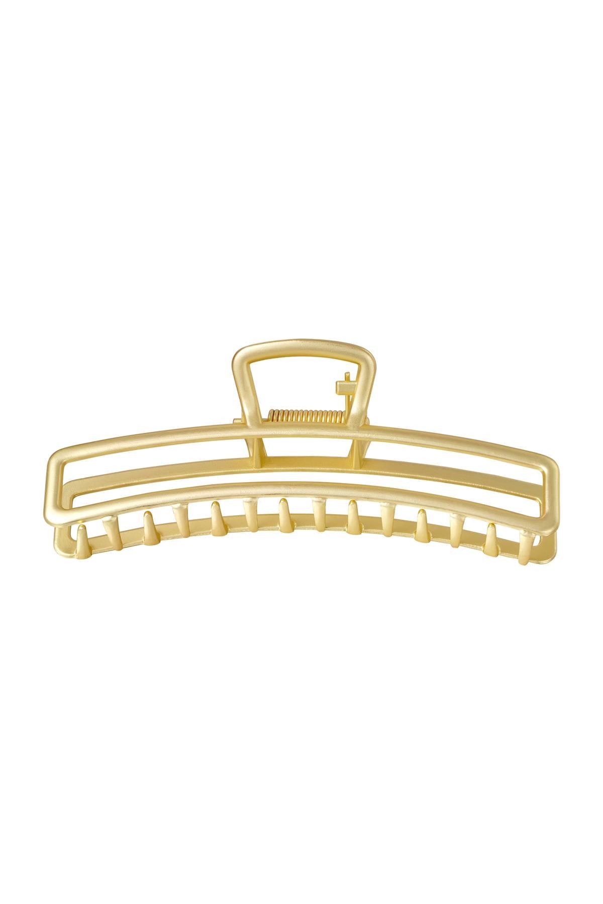 Fermaglio per capelli grande in metallo color Colore oro Vintage gold