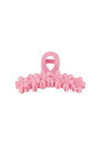 Fermacapelli fiori in fila - crema Plastica