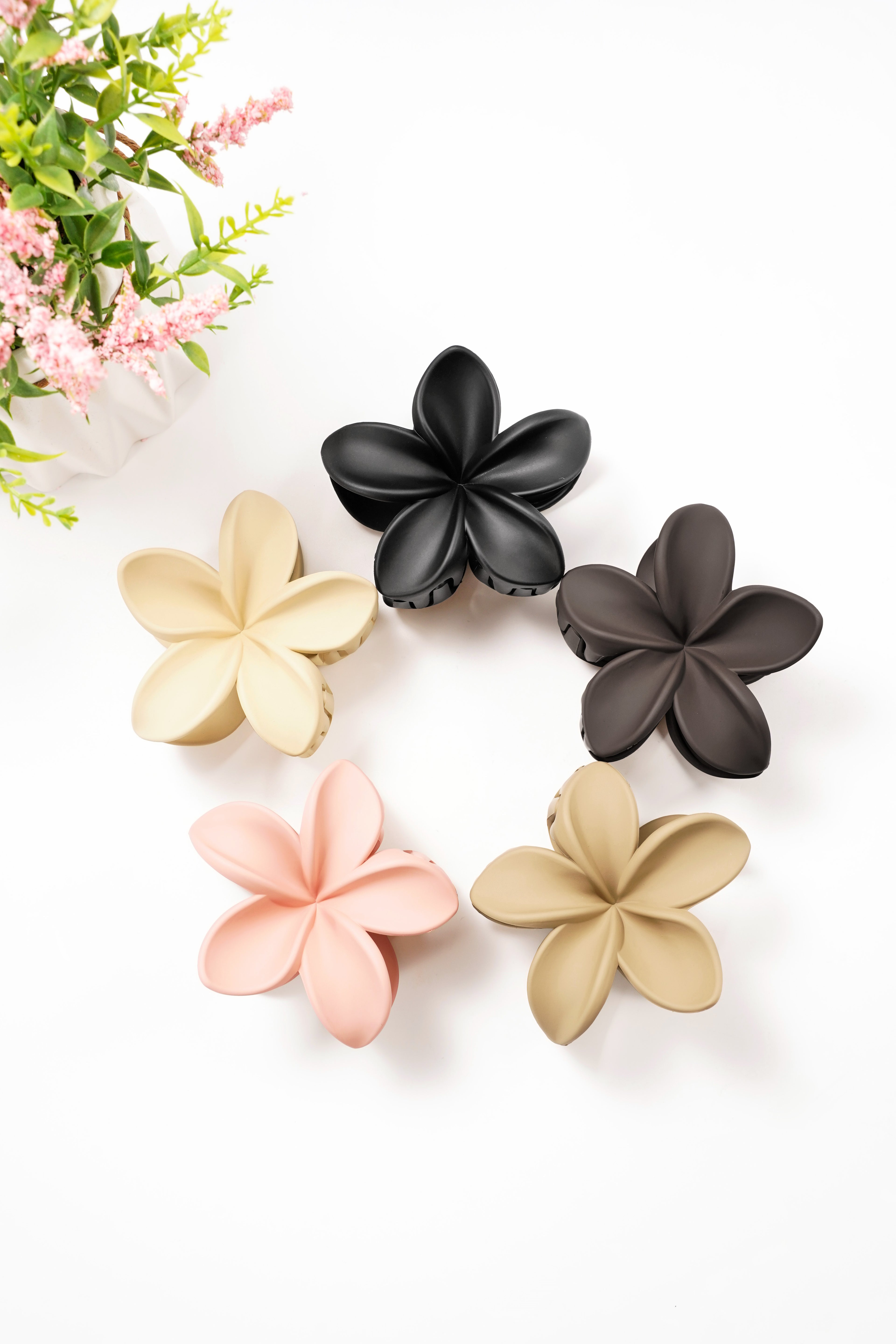 Fermaglio per capelli a forma di fiore - Plastica