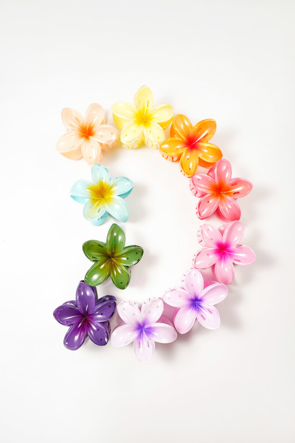 Fermaglio per capelli con fiore sfumato Hawaii Love