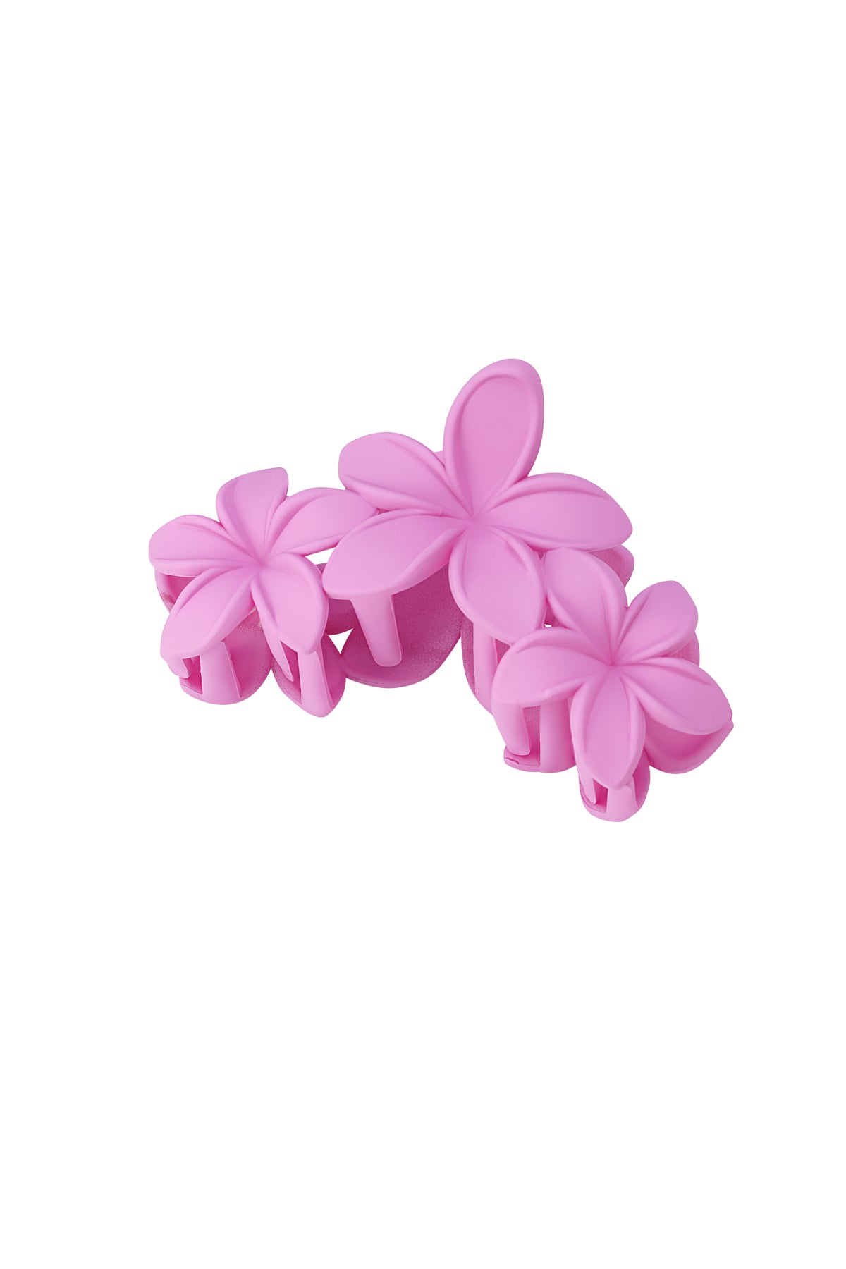 fermaglio per capelli con fiori grandi - rosa zucchero filato