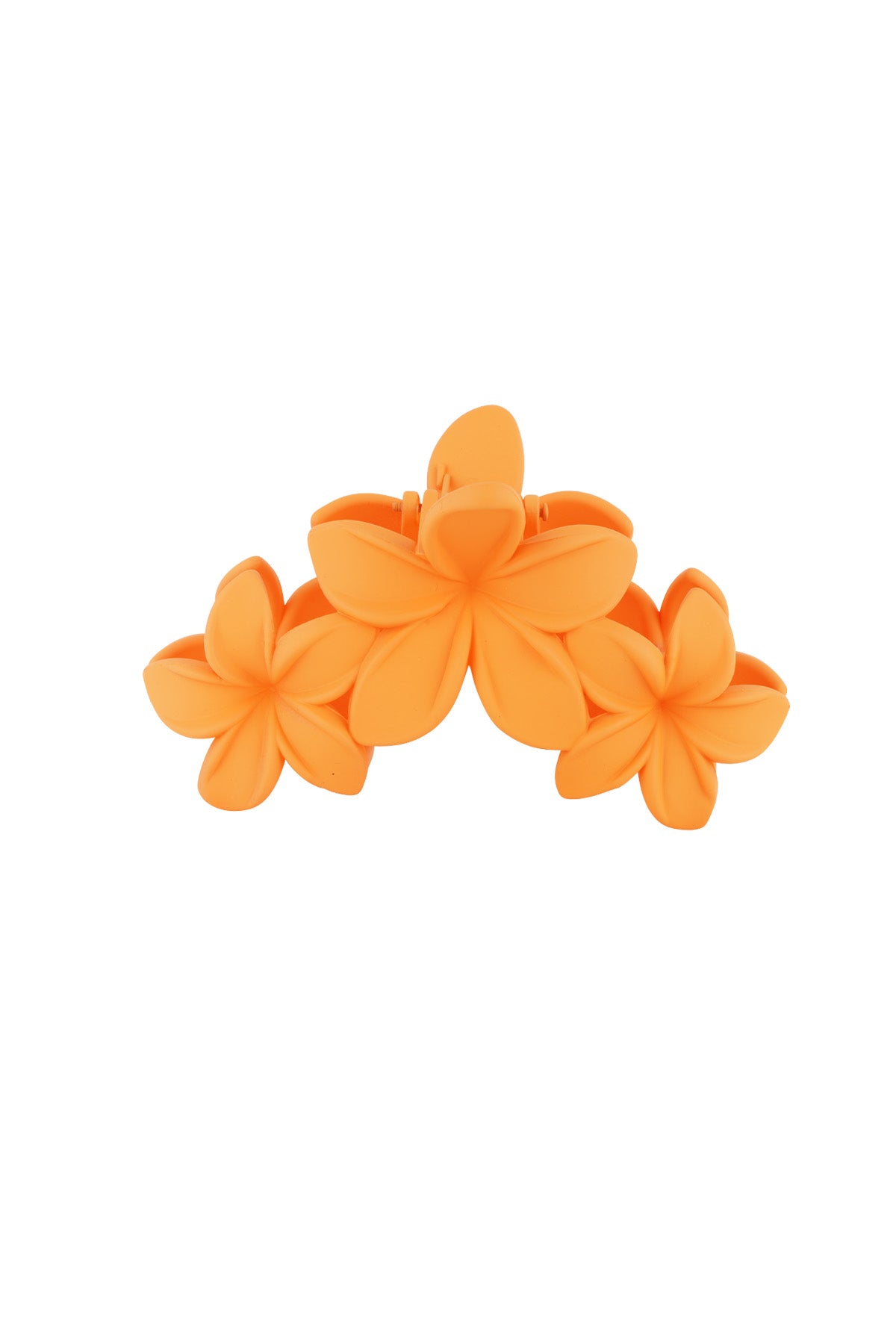fermaglio per capelli con fiori grandi - rosa zucchero filato
