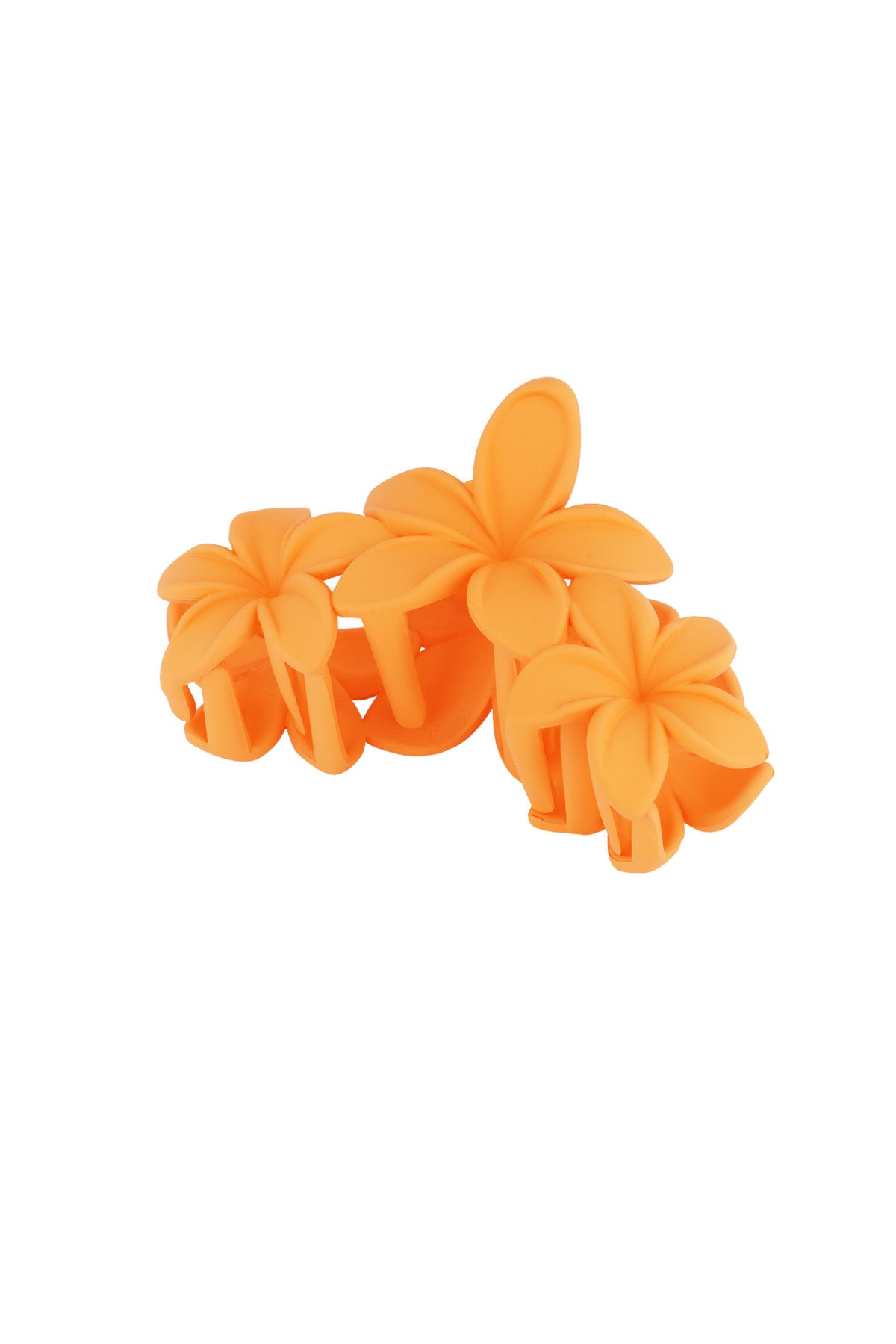 fermaglio per capelli con fiori grandi - rosa zucchero filato