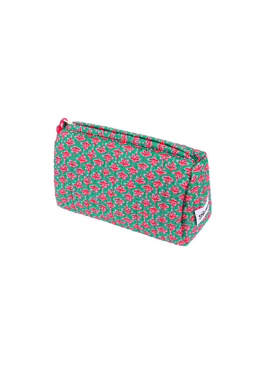 Borsa per il trucco floreale media