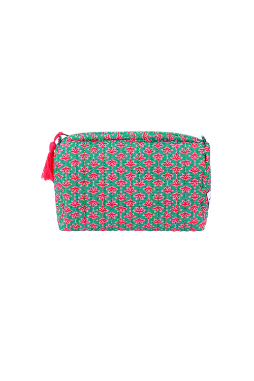 Borsa per il trucco floreale media