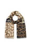 Sciarpe invernali con stampa leopardata, casual, acriliche, accessori quotidiani