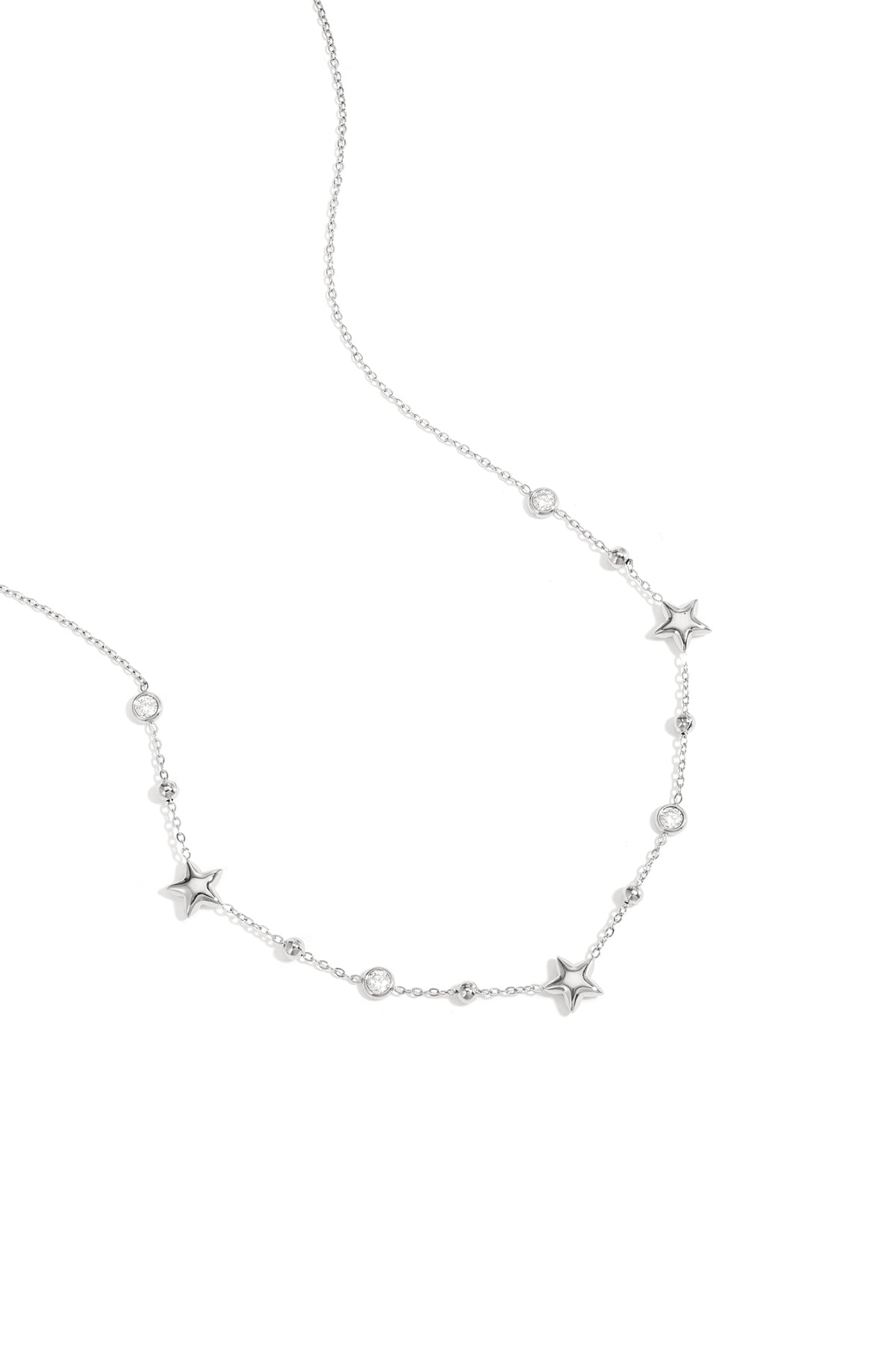 Collana con stelle e pietre