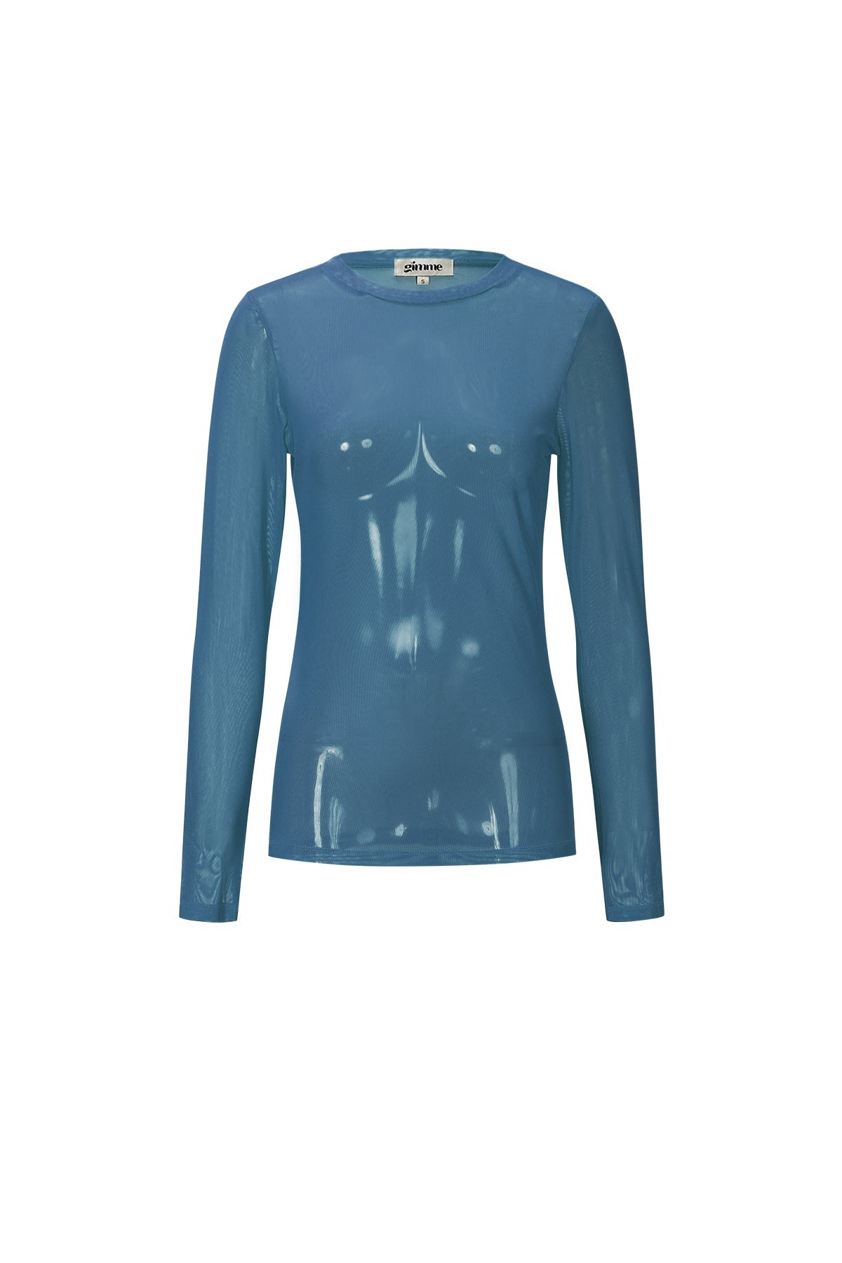 Maglia a maniche lunghe in rete