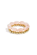 Bracciale con perline organiche